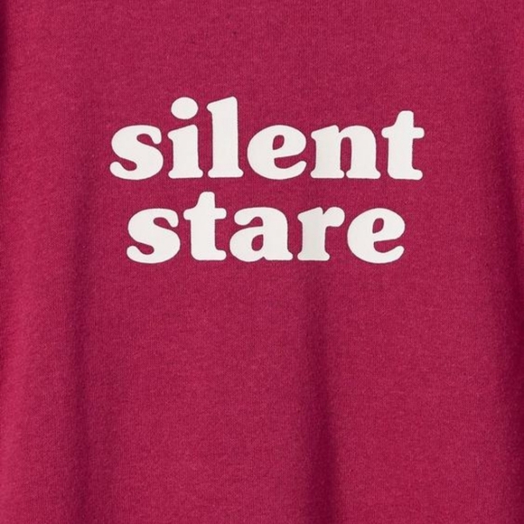 TORRID 'SILENT STARE' COZY FLEECE CREW RAGLAN SWEATSHIRT 3X - Picture 4 of 5